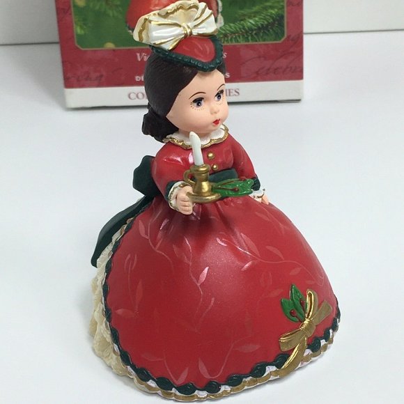 Hallmark Keepsake Ornament Victorian Christmas Madame Alexander Red 2001 Vintage - Picture 5 of 12